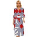 Abstract pattern geometric backgrounds   Midsummer Wrap Dress View1