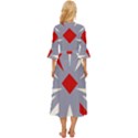 Abstract pattern geometric backgrounds   Midsummer Wrap Dress View4