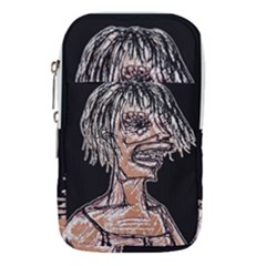 Sketchy Style Drawing Zombie Woman Waist Pouch (small) by dflcprintsclothing