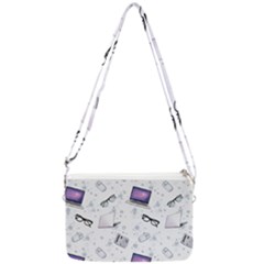 Computer Work Double Gusset Crossbody Bag by SychEva