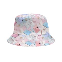 Notepads Pens And Pencils Bucket Hat by SychEva