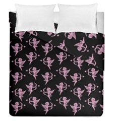 Cupid Pattern Duvet Cover Double Side (queen Size) by Valentinaart