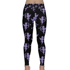 Cupid Pattern Classic Yoga Leggings by Valentinaart