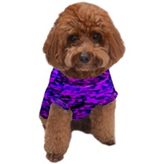 Magenta Waves Flow Series 2 Dog T-shirt by DimitriosArt