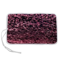 Pink  Waves Flow Series 11 Pen Storage Case (m) by DimitriosArt