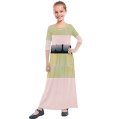 Janet 1 Kids  Quarter Sleeve Maxi Dress by Janetaudreywilson