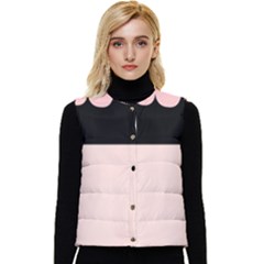 Janet1 Women s Short Button Up Puffer Vest by Janetaudreywilson