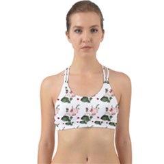 Love Spring Floral Back Web Sports Bra by Janetaudreywilson