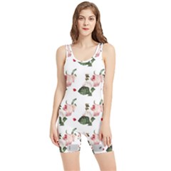 Love Spring Floral Women s Wrestling Singlet by Janetaudreywilson