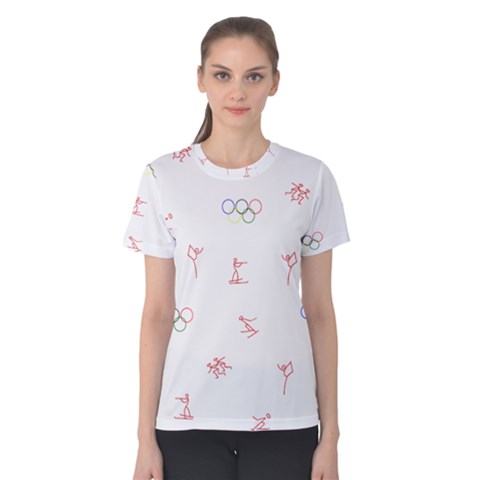 Types Of Sports Women s Cotton Tee by UniqueThings