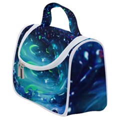 Blue Galaxy Satchel Handbag by Dazzleway