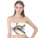 Rainbow Hearts Tube Top View1