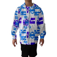 Abstract Pattern Geometric Backgrounds   Kids  Hooded Windbreaker by Eskimos