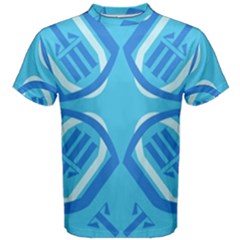 Abstract Pattern Geometric Backgrounds   Men s Cotton Tee by Eskimos