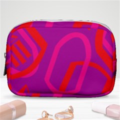 Abstract Pattern Geometric Backgrounds   Make Up Pouch (small) by Eskimos