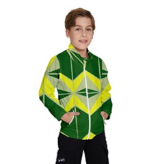 Abstract Pattern Geometric Backgrounds   Kids  Windbreaker by Eskimos