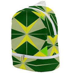 Abstract Pattern Geometric Backgrounds   Zip Bottom Backpack by Eskimos