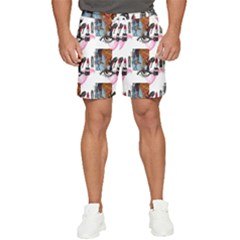 Fashion Faces Men s Runner Shorts by Sparkle