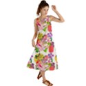 Flowers Pattern Summer Maxi Dress View1