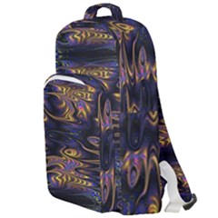 Abstract Art - Adjustable Angle Jagged 1 Double Compartment Backpack by EDDArt