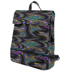 Abstract Art - Adjustable Angle Jagged 2 Flap Top Backpack by EDDArt