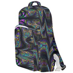 Abstract Art - Adjustable Angle Jagged 2 Double Compartment Backpack by EDDArt