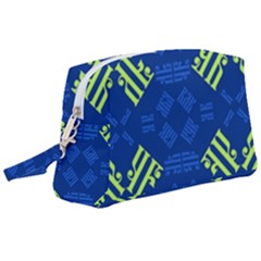 Abstract Pattern Geometric Backgrounds   Wristlet Pouch Bag (large) by Eskimos