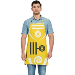 Abstract Pattern Geometric Backgrounds   Kitchen Apron by Eskimos