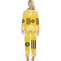 Abstract pattern geometric backgrounds   Womens  Long Sleeve Velvet Pocket Pajamas Set View2