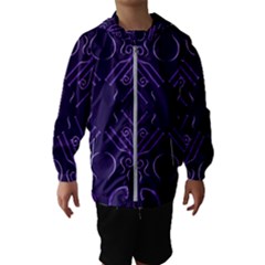 Abstract Pattern Geometric Backgrounds   Kids  Hooded Windbreaker by Eskimos