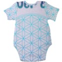 Flower Of Life  Baby Short Sleeve Onesie Bodysuit View2