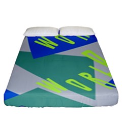 Abstract Pattern Geometric Backgrounds   Fitted Sheet (king Size) by Eskimos