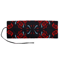 Abstract Pattern Geometric Backgrounds   Roll Up Canvas Pencil Holder (m) by Eskimos