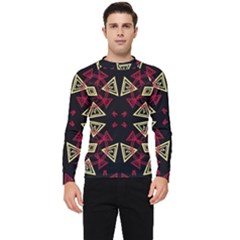 Abstract Pattern Geometric Backgrounds   Men s Long Sleeve Rash Guard by Eskimos