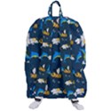 Dolphins Bees Pattern Travelers  Backpack View3