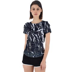 Abstract Light Games 3 Back Cut Out Sport Tee by DimitriosArt