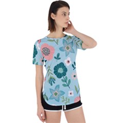 Flower Perpetual Short Sleeve T-shirt by zappwaits