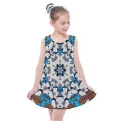 Paradise Flowers And Candle Light Kids  Summer Dress by pepitasart