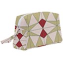 Abstract pattern geometric backgrounds   Wristlet Pouch Bag (Large) View1