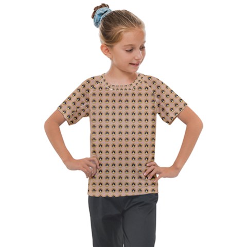 Olimedbege Kids  Mesh Piece Tee by violetheavensky