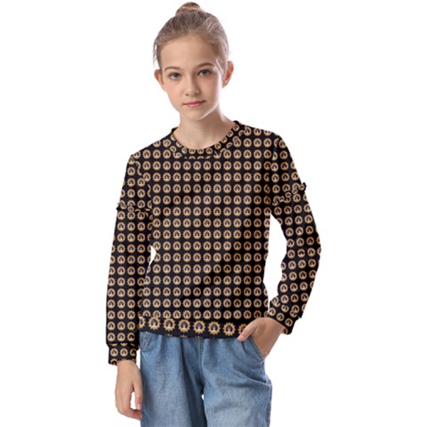 Olimedblk Kids  Long Sleeve Tee With Frill  by violetheavensky