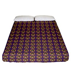 Olimedpurp Fitted Sheet (queen Size) by violetheavensky