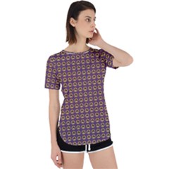 Olimedpurp Perpetual Short Sleeve T-shirt by violetheavensky