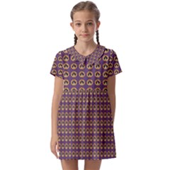 Olimedpurp Kids  Asymmetric Collar Dress by violetheavensky