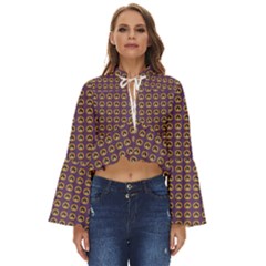 Olimedpurp Boho Long Bell Sleeve Top by violetheavensky