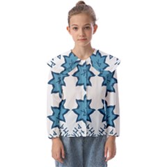 Abstract Pattern Geometric Backgrounds   Kids  Peter Pan Collar Blouse by Eskimos