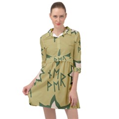 Abstract Pattern Geometric Backgrounds   Mini Skater Shirt Dress by Eskimos