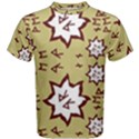 Abstract pattern geometric backgrounds   Men s Cotton Tee View1