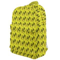 Fern Pattern 2 Yellow Classic Backpack by violetheavensky