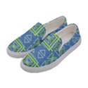 Abstract pattern geometric backgrounds   Women s Canvas Slip Ons View2